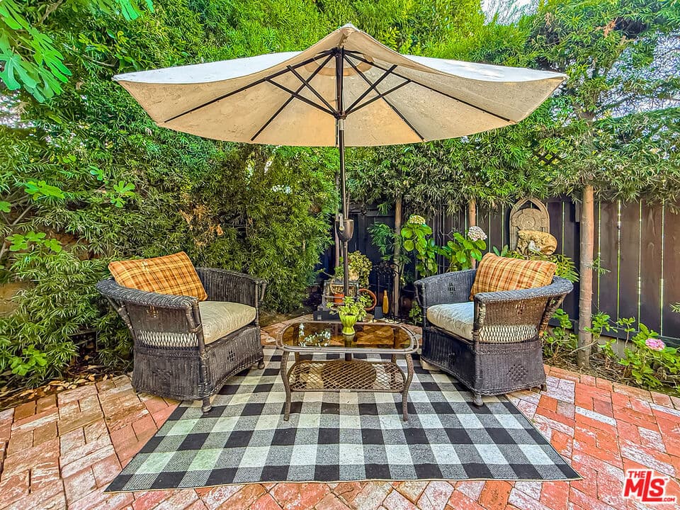 5236 Lennox Ave backyard and patio