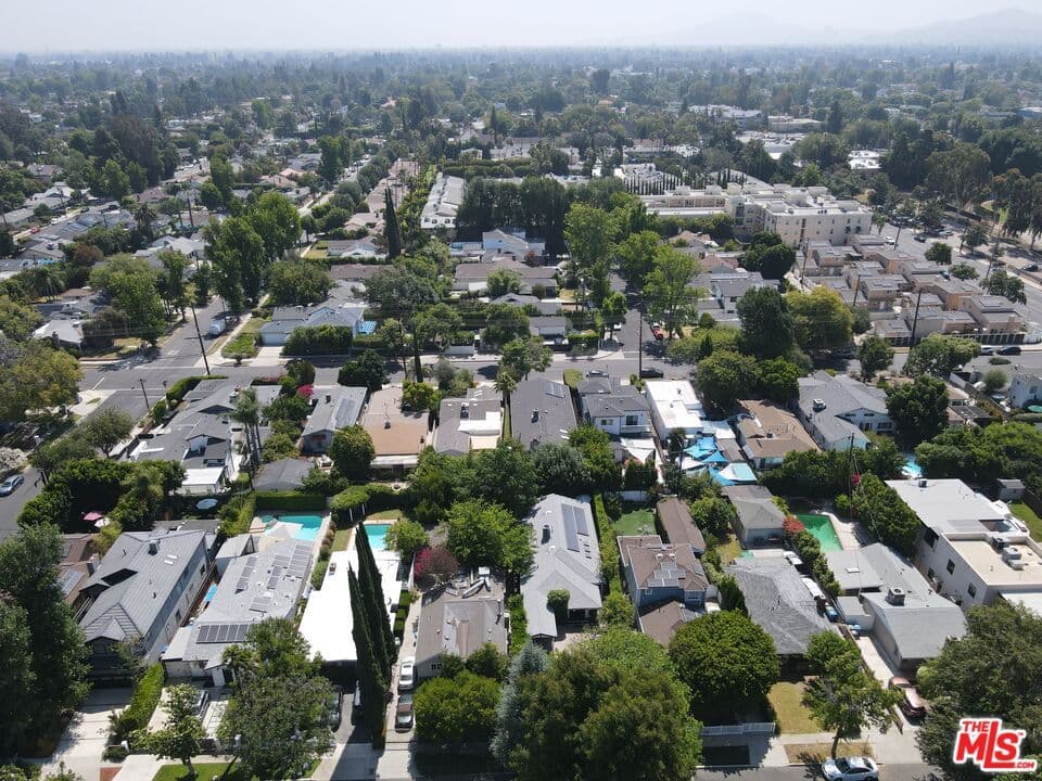5236 Lennox Ave aerial view