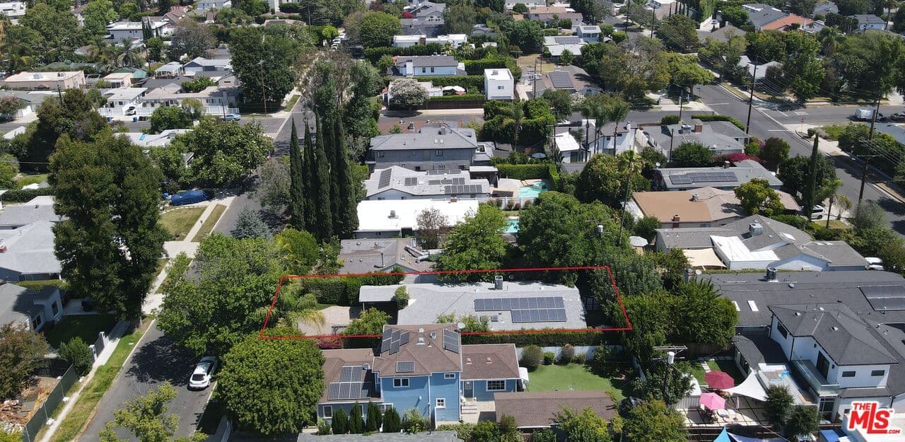 5236 Lennox Ave aerial view