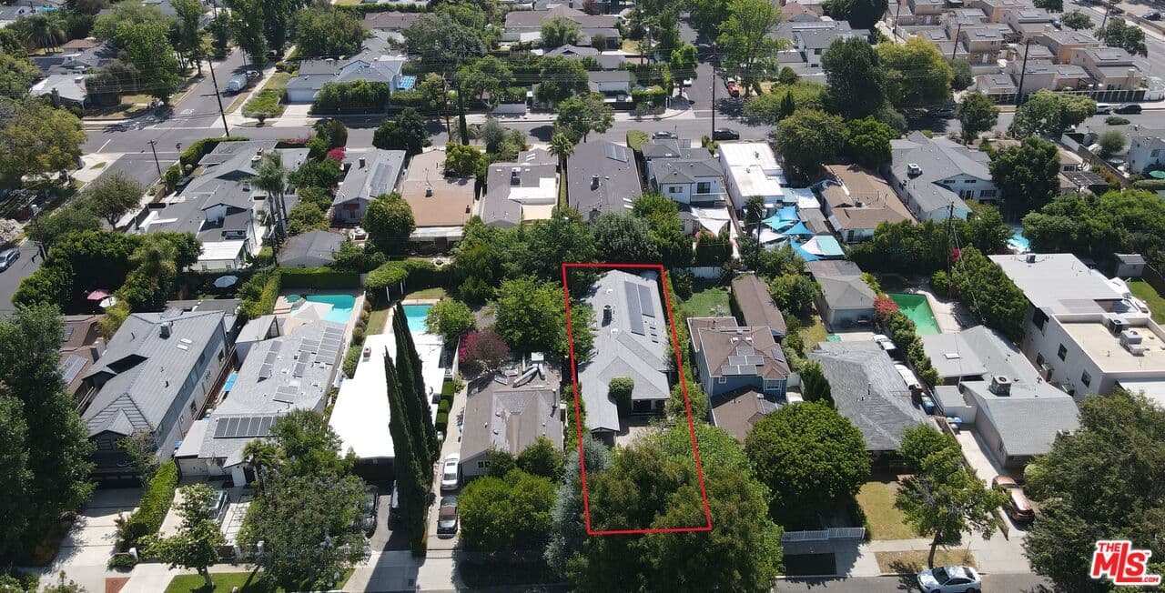 5236 Lennox Ave aerial view